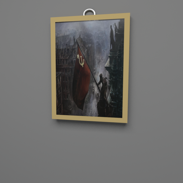red army in berlin 3D Модель .c4d .max .obj .3ds .fbx .stl .blend 