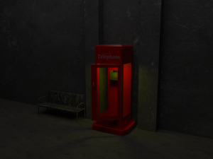 telephone cabinet 3D Модель