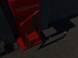 telephone cabinet 3D Модель