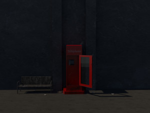 telephone cabinet 3D Модель