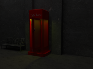 telephone cabinet 3D Модель