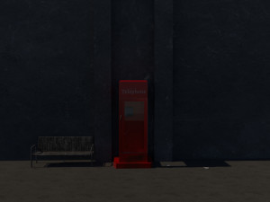 telephone cabinet 3D Модель