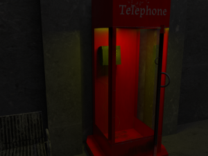 telephone cabinet 3D Модель