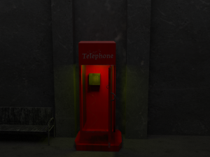 telephone cabinet 3D Модель