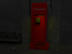 telephone cabinet 3D Модель