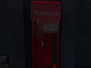 telephone cabinet 3D Модель