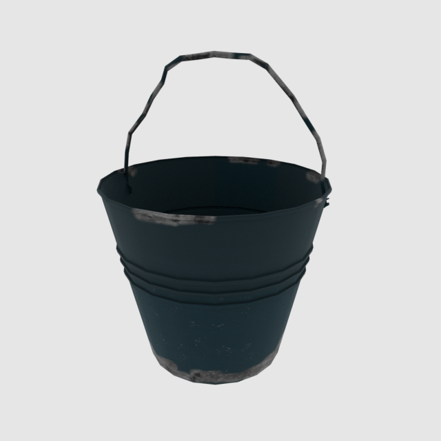 bucket 3D Model .c4d .max .obj .3ds .fbx .stl .blend 
