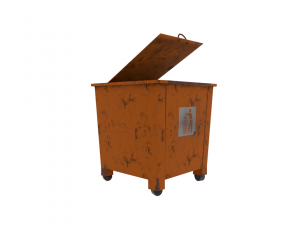 trash can Model 3D