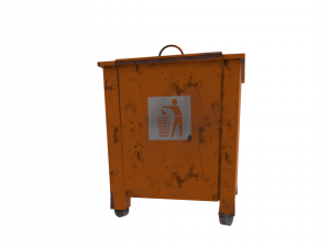 trash can Model 3D