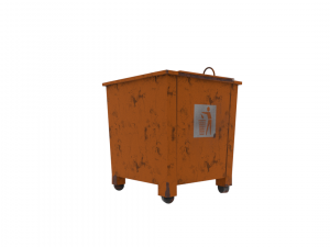 trash can Model 3D