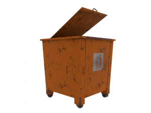 trash can Model 3D
