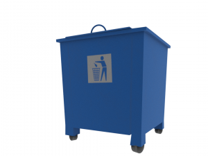 garbage can Modelo 3D