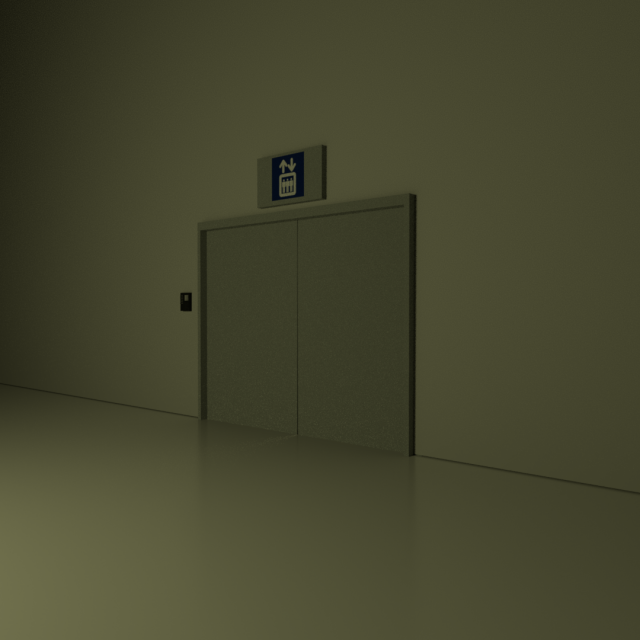 elevator scene 3D Model .c4d .max .obj .3ds .fbx .stl .blend