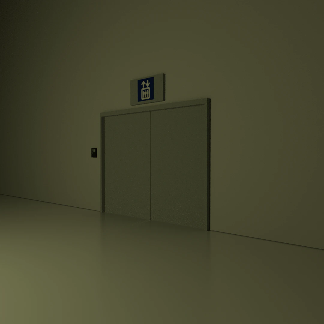 elevator scene 3D Model .c4d .max .obj .3ds .fbx .stl .blend