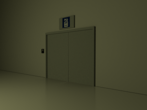 elevator scene 3D Model