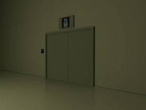 elevator scene 3D Model