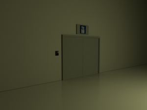elevator scene 3D Model