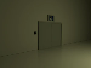 elevator scene 3D Model