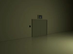 elevator scene 3D Model