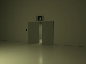 elevator scene 3D Model