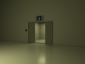 elevator scene 3D Model