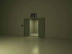 elevator scene 3D Model