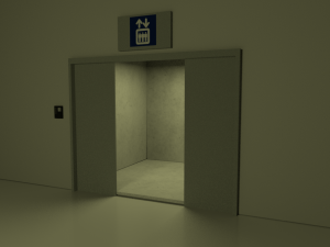elevator scene 3D Model