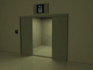 elevator scene 3D Model