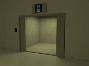 elevator scene 3D Model