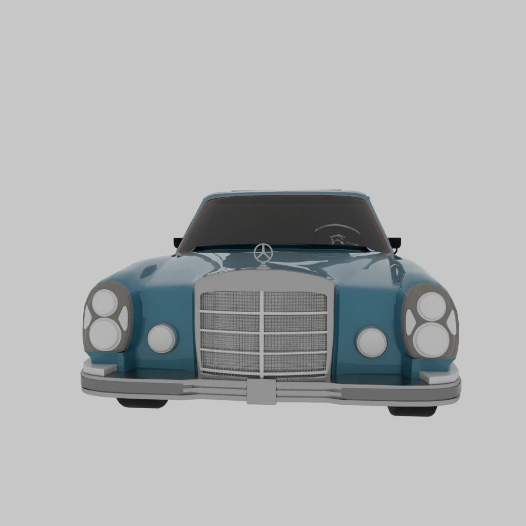 mercedes car 3D Model .c4d .max .obj .3ds .fbx .stl .blend 
