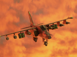 soviet sukhoi su-25 3Dモデル