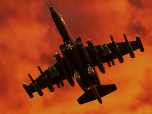 soviet sukhoi su-25 3D Model
