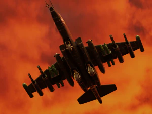 soviet sukhoi su-25 3D Model