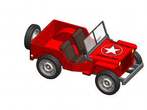 toy jeep 3Dプリントモデル