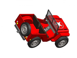 toy jeep 3D Print Model