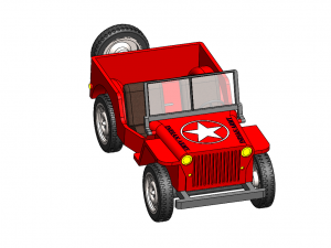 toy jeep 3Dプリントモデル