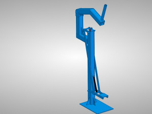 foot operated coconut dehusker 3Dモデル