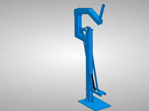 foot operated coconut dehusker 3D Model