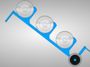 hand truck trolley for 20 litre bottle Modelo 3D