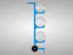hand truck trolley for 20 litre bottle Modelo 3D