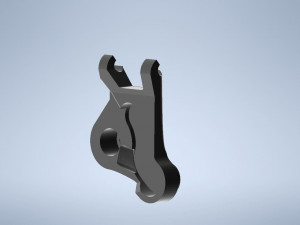 shimano xt-slx brake level piston guide left bottom Modello 3D
