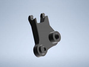 shimano xt-slx brake level piston guide left bottom Modello 3D