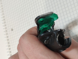 shimano xt-slx brake level piston guide left bottom Modello 3D