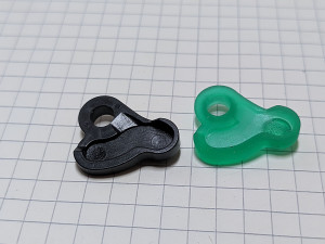 shimano xt-slx brake level piston guide left top 3D Модель