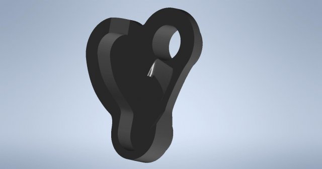 shimano xt-slx brake level piston guide left top 3D Модель .c4d .max .obj .3ds .fbx .stl .blend 