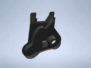 shimano xt-slx brake level piston guide right bottom Modelo 3D