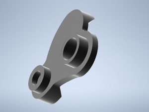 shimano xt-slx brake level piston guide right top 3D Model