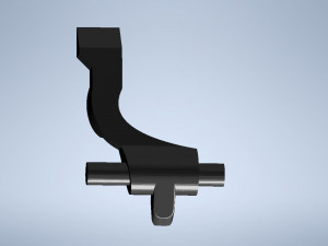 shimano xt-slx brake level free stroke adjustment left Modelo 3D