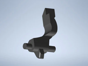 shimano xt-slx brake level free stroke adjustment left 3D Model