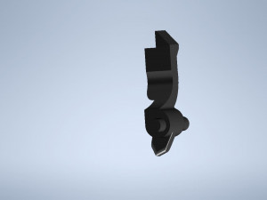shimano xt-slx brake level free stroke adjustment right 3D 模型